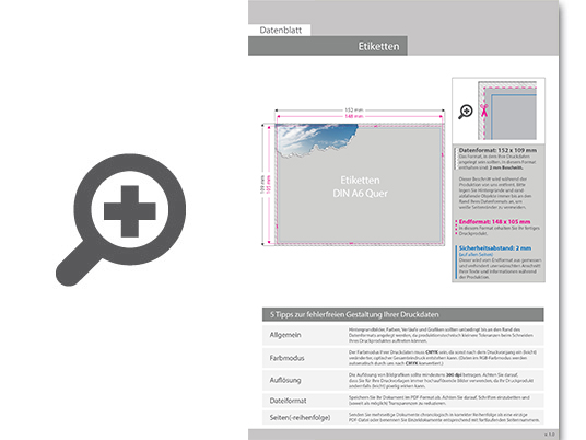 Product Bild nassleimetikett_din_a6_quer_(14_8_x_10_5_cm)__4_0-farbig_bedruckt